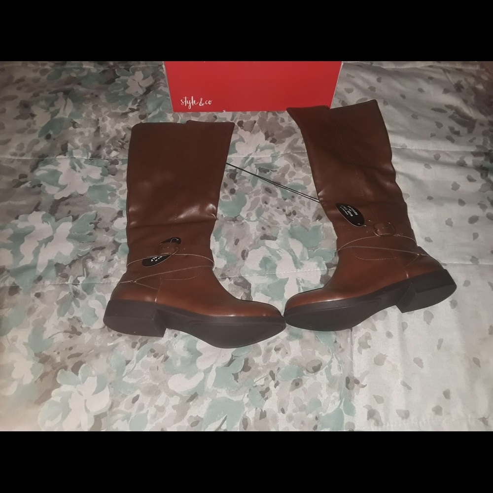 BNWT Brown Riding Boots Sz 7